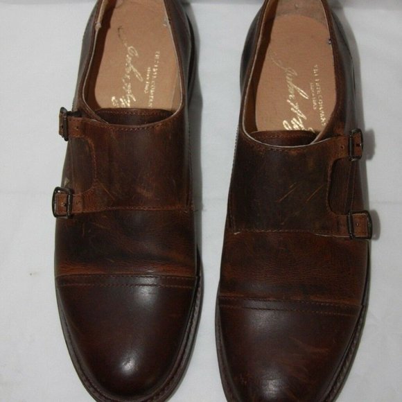 Frye James Double Monk Antique leather loafer main image 5